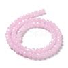 Baking Paint Imitation Jade Glass Bead Strands DGLA-A034-J10mm-A26-5