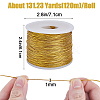 1 Roll Round Polyester Elastic Cord EW-GF0001-03B-2