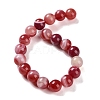 Natural Striped Agate/Banded Agate Beads Strands G-Z060-A01-C15-3