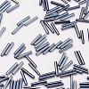 Glass Bugle Beads SEED-E001-12mm-129#-2