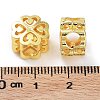 Rack Plating Brass European Beads KK-B078-04G18-2