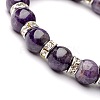 Gemstone Stretch Bracelets BJEW-JB01533-05-2