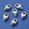 Tibetan Style Alloy Lobster Claw Clasps TIBE-T002-27S-RS-3