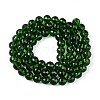 Transparent Glass Bead Strands GLAA-R095-8mm-29-2