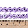 Handmade Evil Eye Lampwork Beads Strands LAMP-G164-10B-02-4