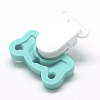 Food Grade Eco-Friendly Silicone Baby Pacifier Holder Clips SIL-T019-06-2