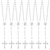 60Pcs Plastic Rosary Bead Necklaces NJEW-GO0001-10-1