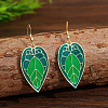 Alloy Enamel Dangle Earrings WGCF12B-01-2