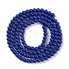 Synthetic Turquoise Beads Strands G-U004-02A-3