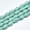 Synthetic Turquoise Beads Strands G-S357-A16-1