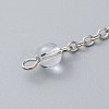 Platinum Tone Brass Crystal Cone Hexagonal Pointed Dowsing Pendulums X-MAK-M015-01I-9