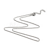 Brass Ball Chain Necklaces X-NJEW-JN02912-02-1
