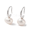 Natural Pearl Dangle Earrings for Women EJEW-C082-13D-P-1