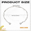 1Pc Alloy Open Cuff Bangles BJEW-LP0004-09P-2