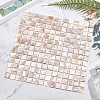 Square Natural Shell Pattern Paper DIY-WH0223-69-8