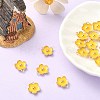 Light Gold Plated Alloy Enamel Pendants ENAM-YW0002-20G-6