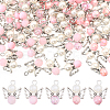 Acrylic & Alloy Pendant PALLOY-CA00011-1