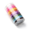10 Rolls 10 Colors Flat Elastic Crystal String Set EW-YW0001-10-7