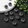 Round Striped Resin Beads RESI-R158-10mm-11-6