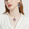 20Pcs 4 Styles Natural Mixed Stone Chip European Dangle Charms G-SZ0002-18-6