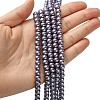 Eco-Friendly Dyed Glass Pearl Round Beads Strands HY-A002-6mm-RB116-4