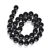 Synthetic Black Stone Beads Strands GSR12mmC044-6