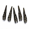 Tibetan Style Iron Bead Cones IFIN-049Y-01AB-NR-1-3