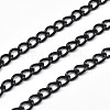 Electroplate Iron Curb Chains CH-M010-C-30-FF-1