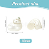15Pcs Mini Natural Spiral Shell Beads FIND-PH0026-80-4