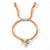 Brass Charm Bracelets TC3588-2-1