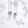 Fashewelry Stainless Steel Pendant Necklaces NJEW-FW0001-03M-5