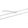 Non-Tarnish 304 Stainless Steel Cable Chain Necklace STAS-T040-PJ206-55-2