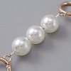 Acrylic Imitation Pearl Beaded Bag Handles Extender FIND-WH0110-068-3