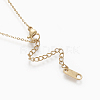 304 Stainless Steel Pendant Necklaces NJEW-O118-10-5