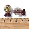 Handmade Foil Lampwork Fish Beads FOIL-Z001-01H-3