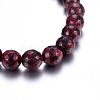 Non-magnetic Synthetic Hematite & Dyed Mixed Stone Beaded Stretch Bracelets Set SJEW-H584-10-4