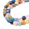 Natural & Synthetic Mixed Gemstone Beads Strands G-C179-A6mm-13-4