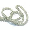 Baking Paint Transparent Crackle Glass Round Bead Strands DGLA-Q018-10mm-41-3