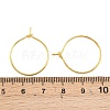 Brass Wine Glass Charm Rings X-EC067-1G-3