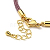 Nylon Cords Bracelet Makings Fit for Connector Charms AJEW-P116-02G-04-3