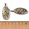 Natural Dalmatian Jasper Pendants GG-CBACB71-01P-09-3