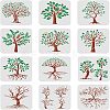 PET Hollow out Drawing Painting Stencils Sets for Kids Teen Boys Girls DIY-WH0172-752-1