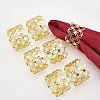 Iron Hollow Napkin Rings AJEW-WH0258-031-4