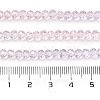 Transparent Painted Glass Beads Strands DGLA-A034-T3mm-A05-3