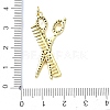 Brass Micro Pave Cubic Zirconia Pendants KK-H270-04G-3