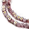 Handmade Millefiori Glass Bead Strands LAMP-J035-4mm-10-5