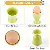Olycraft 6Pcs 6 Colors Ceramic Baker Ross Egg Cups AJEW-OC0002-80-4