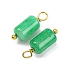 Natural Green Jade Cloumn Pendants STAS-H221-04G-04-2
