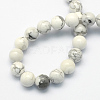 Natural Howlite Round Beads Strands G-S176-10mm-2