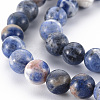 Natural Sodalite Beads Strands G-S279-10-8mm-4